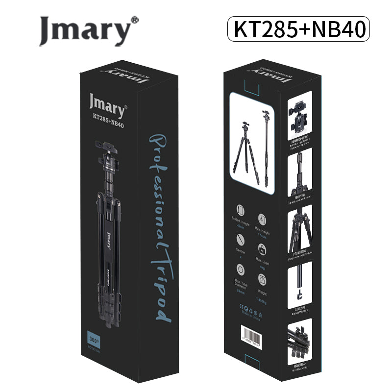 Jmary KT285+NB40 1.64M 2-in-1 Tripod with Panoramic Ball Head