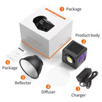 MAMEN C60 60W RGB Continuous LED Light – Professional RGB Studio Light for Photography & Video