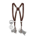 C Coiro Dual Camera Harness Leather Strap for DSLR & Mirrorless Cameras