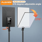 PLOKAMA LIVE-P24 Professional LED Fill Light Panel with Stand – Bi-Color Live Video & Photography Light