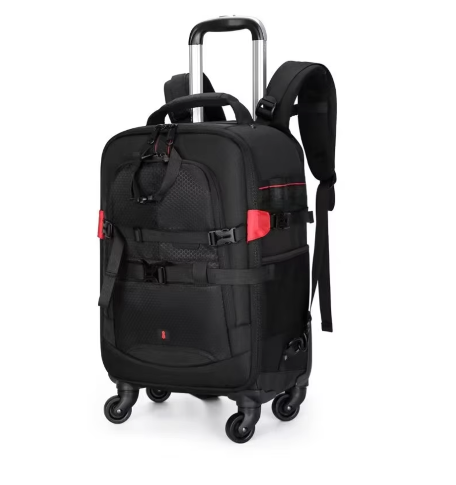 SKOTO / Yaxiumei Large DSLR Camera Trolley Bag – Professional Rolling Camera Bag for Travel Photographers