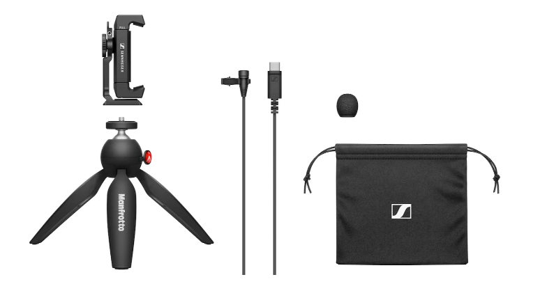 Sennheiser XS Lav USB-C Mobile Kit – Professional Lavalier Microphone Kit for USB-C Smartphones