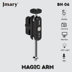 Jmary BH-06 Metal Magic Arm Mount with 1/4" Screw