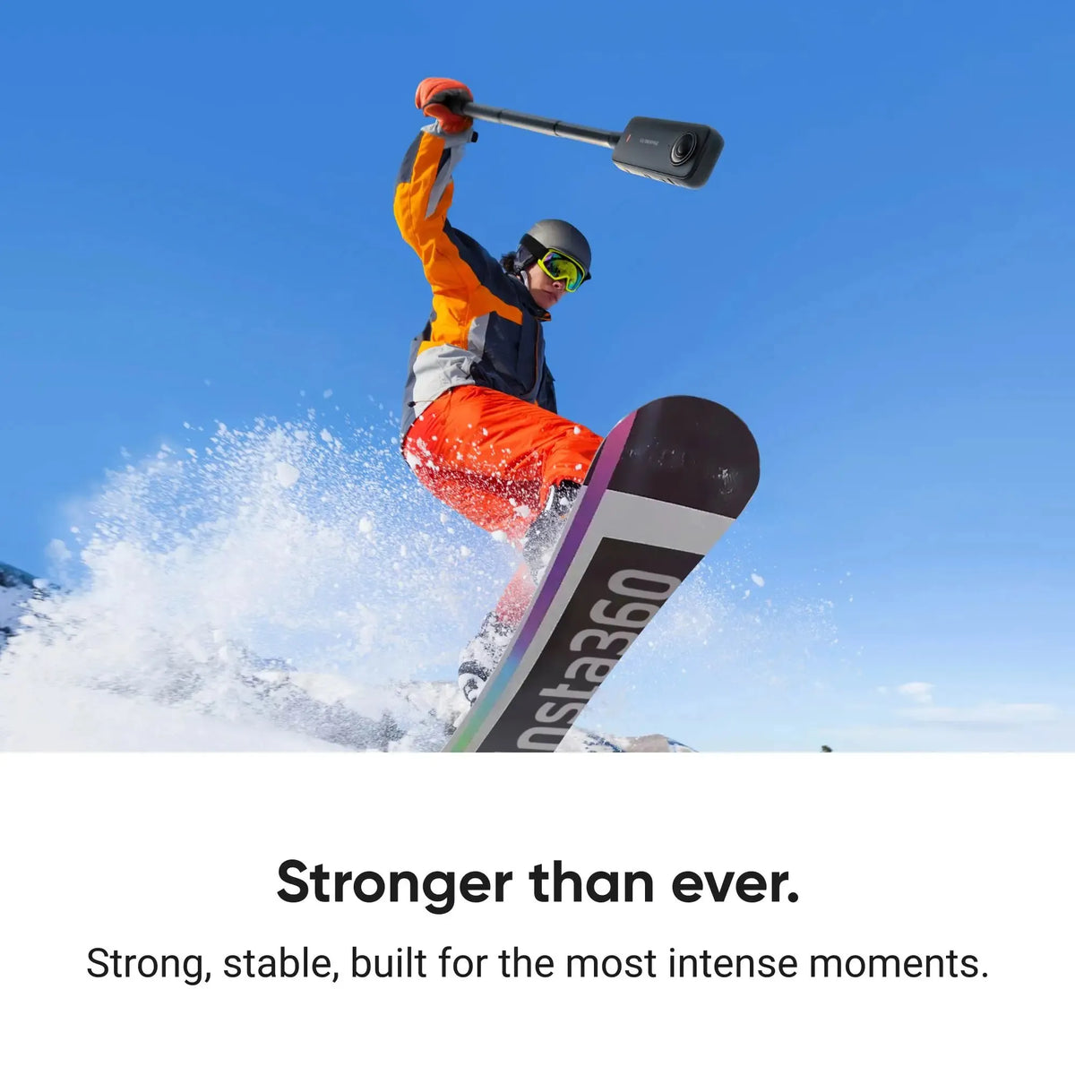 Insta360 Invisible Selfie Stick 114cm – 360° Camera Selfie Stick