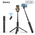 Jmary KT-259 Selfie Stick & Tripod with Wireless Remote Shutter