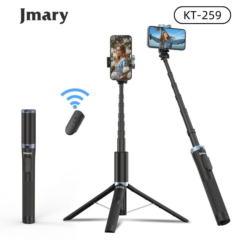 Jmary KT-259 Selfie Stick & Tripod with Wireless Remote Shutter