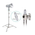 CAISI CS S280G Heavy-Duty Silver Light Stand – Professional Studio & Photography Lighting Stand