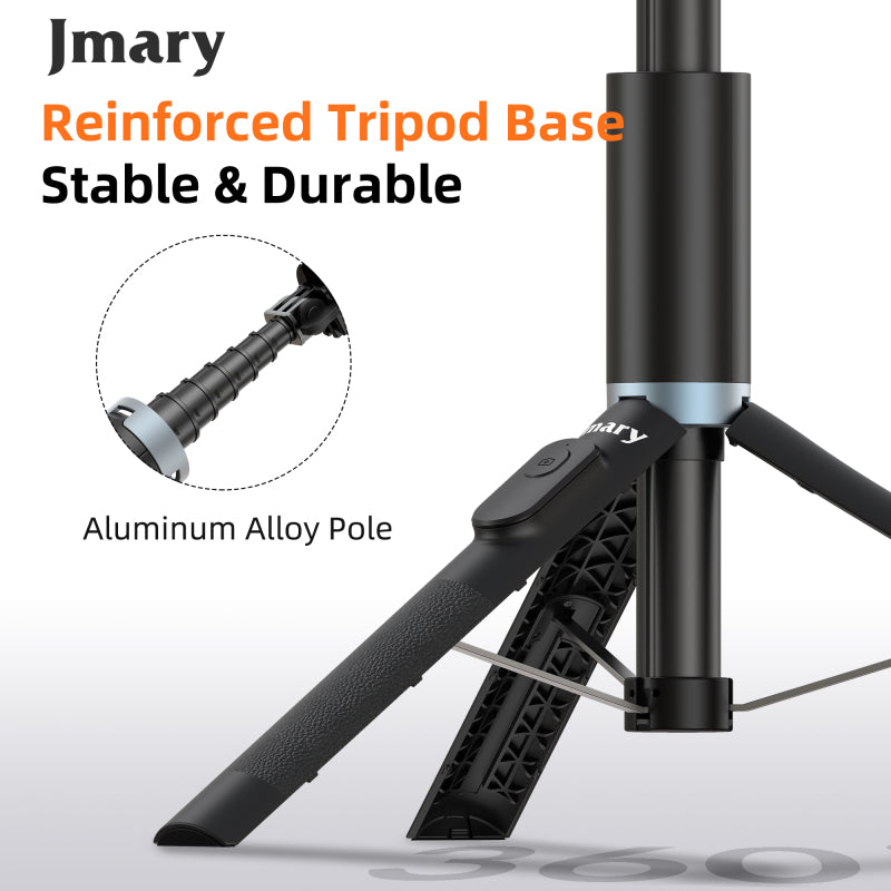 Jmary KT-259 Selfie Stick & Tripod with Wireless Remote Shutter