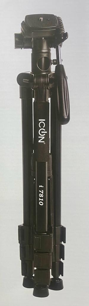 ICON i7810 Professional Overhead Tripod + Monopod – For Mobiles, Mirrorless & DSLR Cameras