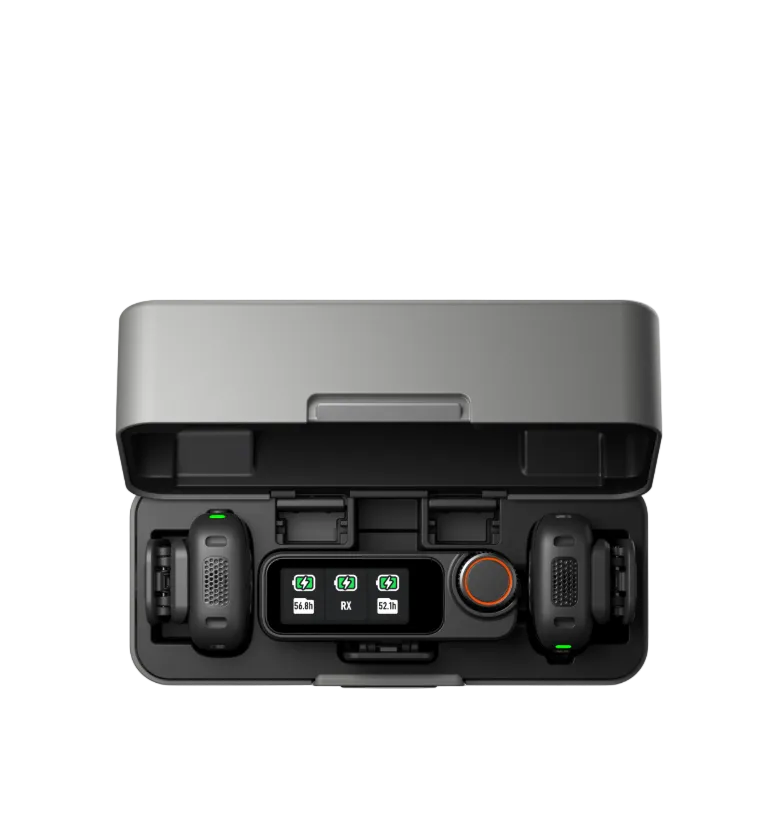 DJI Mic 3 (2 TX + 2 RX) – Professional Dual-Channel Wireless Microphone System