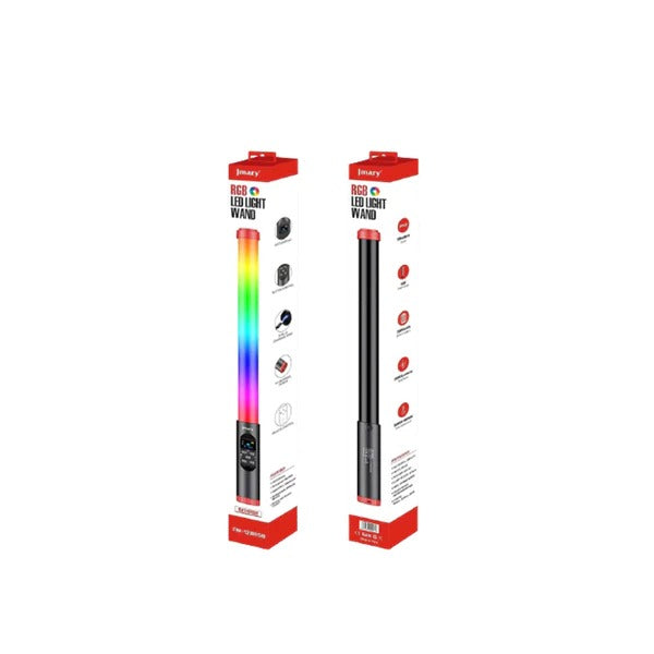 Jmary FM-128RGB Waterproof Handheld RGB LED Video Light Wand Stick