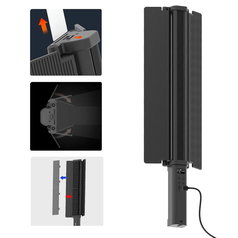MAMEN BO6 RGB Long Bar Light – Professional LED Bar Light for Photography & Video