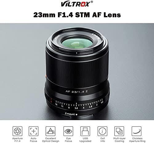 Viltrox AF 23mm f/1.4 Lens for Sony E-Mount – APS-C Wide-Angle Prime Lens