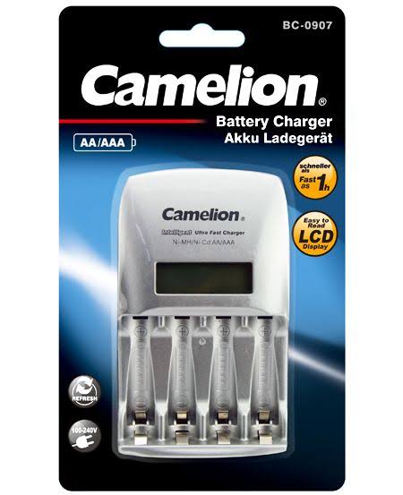 Camelion BC-0907N LCD Super Fast AA/AAA Battery Charger