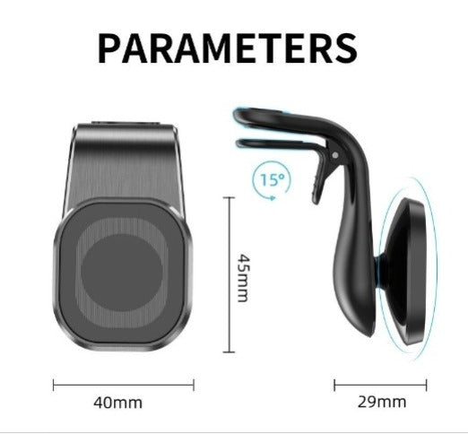 Jmary MH-72 Magnetic Car Cell Phone Holder – 360° Rotating