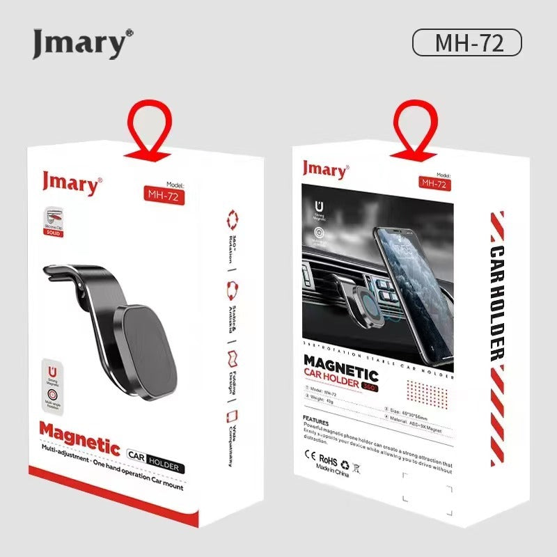 Jmary MH-72 Magnetic Car Cell Phone Holder – 360° Rotating