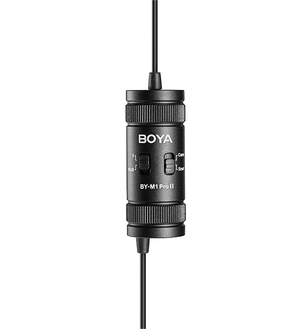 BOYA BY-M1 Pro II Universal Lavalier Microphone with 3-Year Warranty