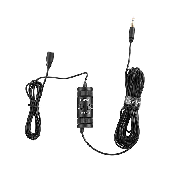 BOYA BY-M1 Pro II Universal Lavalier Microphone with 3-Year Warranty