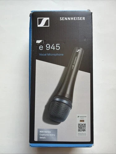 Sennheiser e 945 Wired Supercardioid Dynamic Vocal Microphone – Professional Stage & Studio Mic