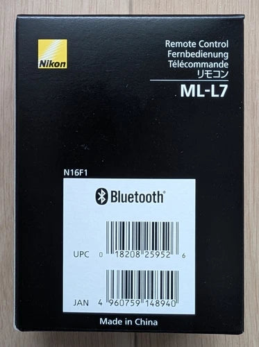 Nikon ML-L7 Bluetooth Remote Control – Wireless Camera Remote for Nikon Z Series & COOLPIX Cameras